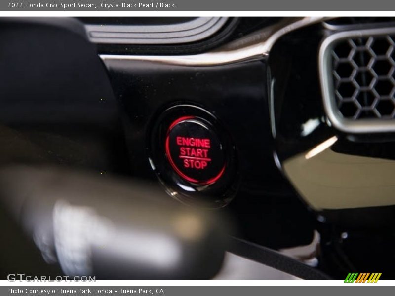 Crystal Black Pearl / Black 2022 Honda Civic Sport Sedan