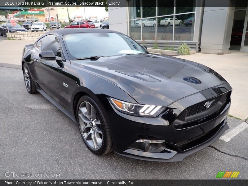 Shadow Black / Ebony 2016 Ford Mustang GT Premium Coupe