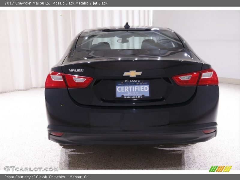 Mosaic Black Metallic / Jet Black 2017 Chevrolet Malibu LS