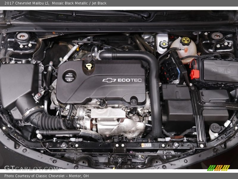 Mosaic Black Metallic / Jet Black 2017 Chevrolet Malibu LS