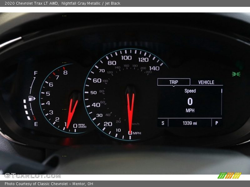 Nightfall Gray Metallic / Jet Black 2020 Chevrolet Trax LT AWD