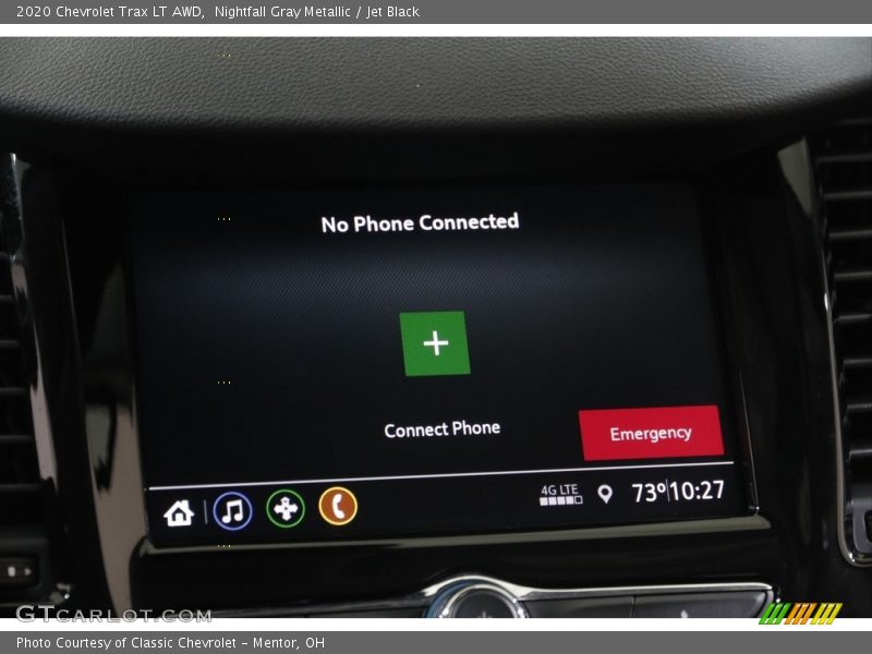 Nightfall Gray Metallic / Jet Black 2020 Chevrolet Trax LT AWD