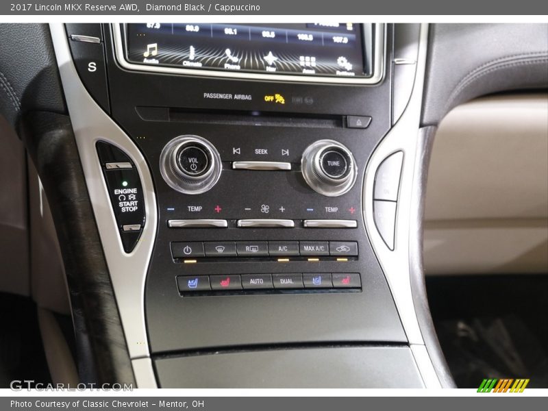 Controls of 2017 MKX Reserve AWD