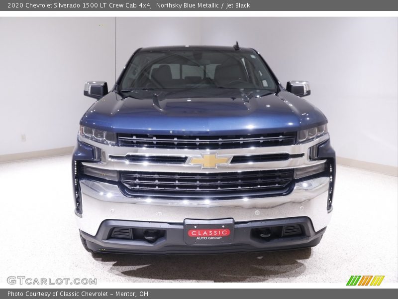 Northsky Blue Metallic / Jet Black 2020 Chevrolet Silverado 1500 LT Crew Cab 4x4