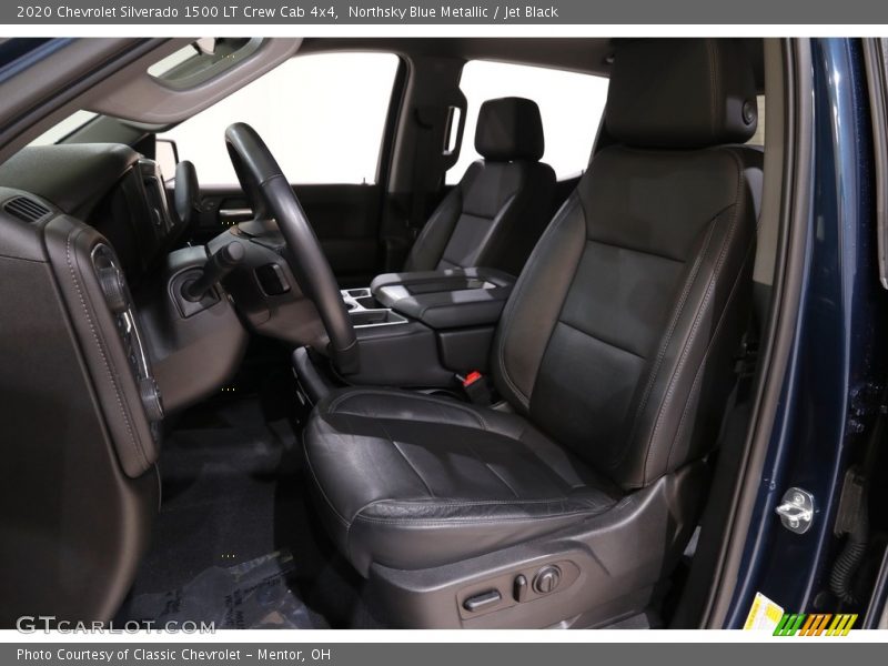 Northsky Blue Metallic / Jet Black 2020 Chevrolet Silverado 1500 LT Crew Cab 4x4