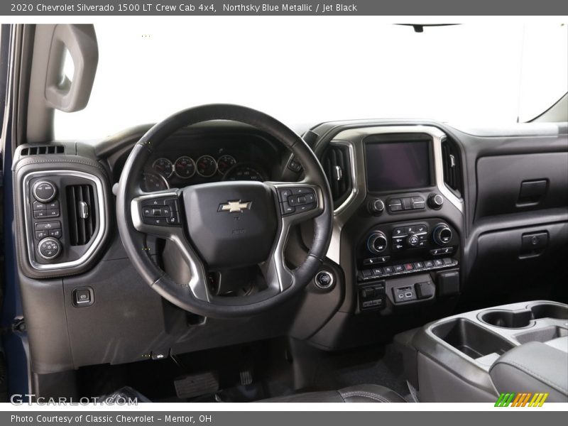 Northsky Blue Metallic / Jet Black 2020 Chevrolet Silverado 1500 LT Crew Cab 4x4