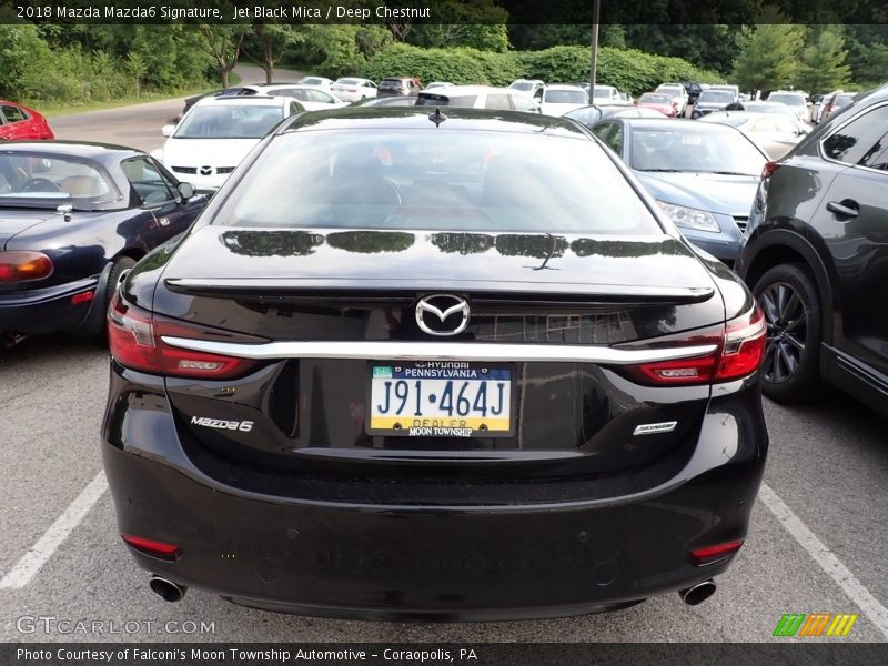 Jet Black Mica / Deep Chestnut 2018 Mazda Mazda6 Signature