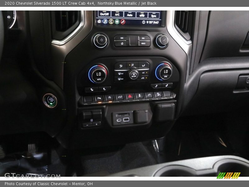 Northsky Blue Metallic / Jet Black 2020 Chevrolet Silverado 1500 LT Crew Cab 4x4