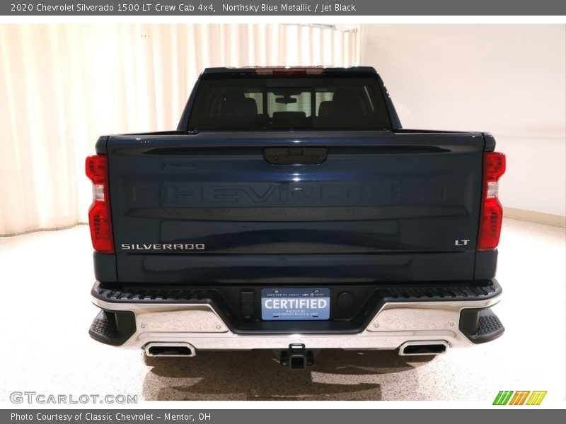 Northsky Blue Metallic / Jet Black 2020 Chevrolet Silverado 1500 LT Crew Cab 4x4