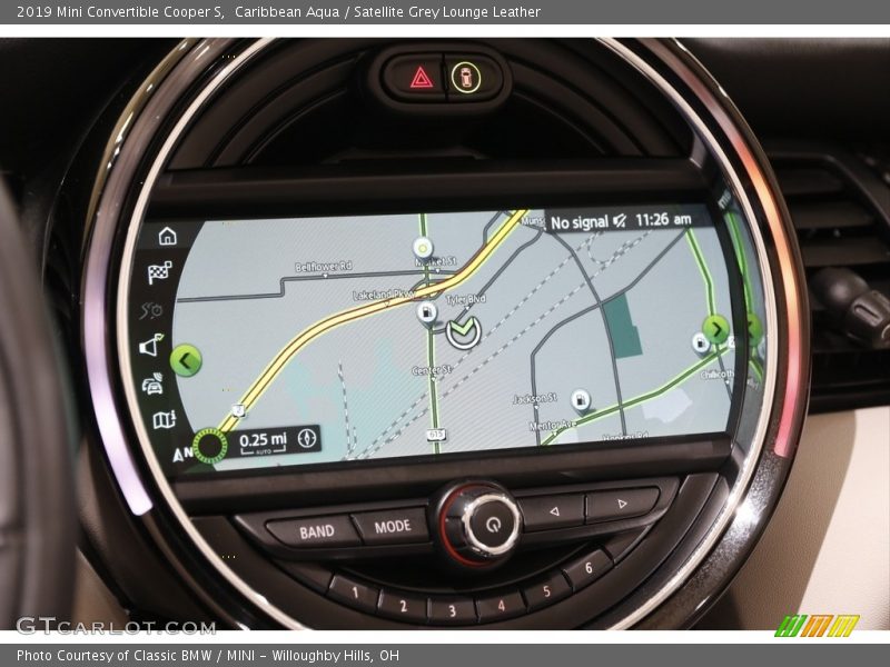 Navigation of 2019 Convertible Cooper S