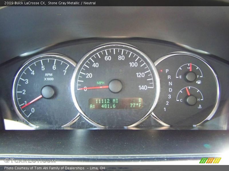 Stone Gray Metallic / Neutral 2009 Buick LaCrosse CX