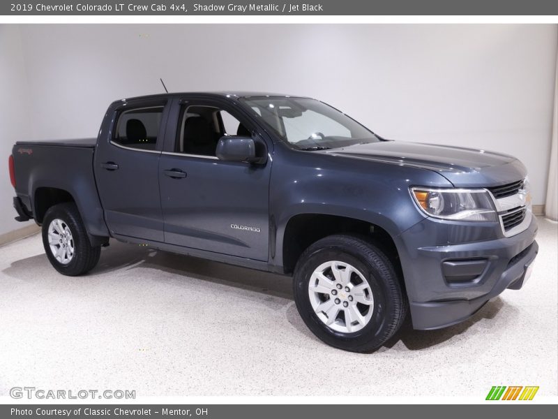 Shadow Gray Metallic / Jet Black 2019 Chevrolet Colorado LT Crew Cab 4x4