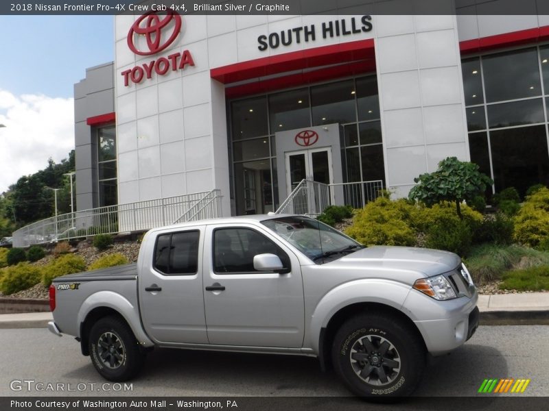 Brilliant Silver / Graphite 2018 Nissan Frontier Pro-4X Crew Cab 4x4
