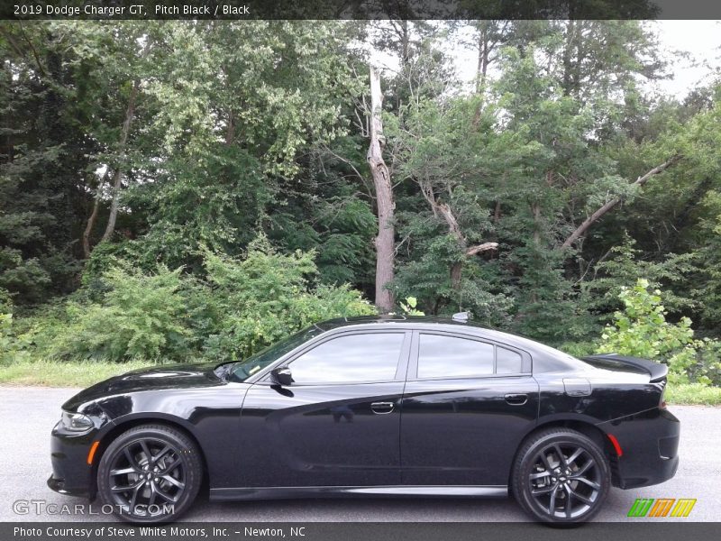 Pitch Black / Black 2019 Dodge Charger GT