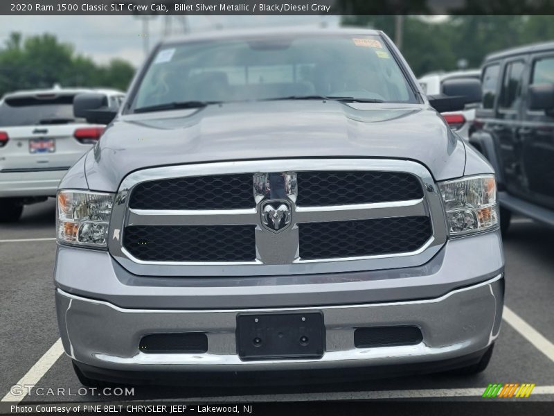 Billet Silver Metallic / Black/Diesel Gray 2020 Ram 1500 Classic SLT Crew Cab