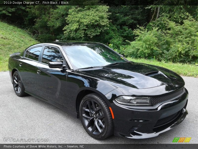 Pitch Black / Black 2019 Dodge Charger GT