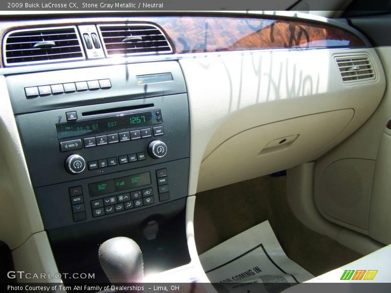 Stone Gray Metallic / Neutral 2009 Buick LaCrosse CX