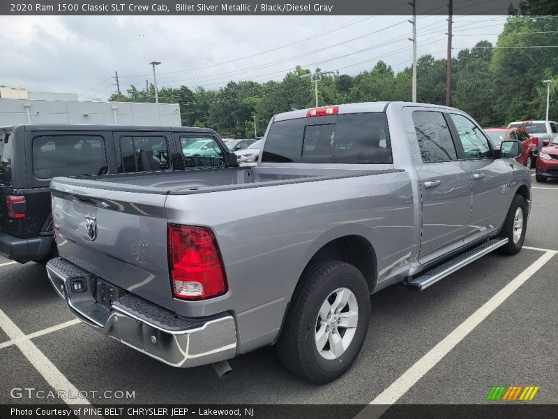Billet Silver Metallic / Black/Diesel Gray 2020 Ram 1500 Classic SLT Crew Cab