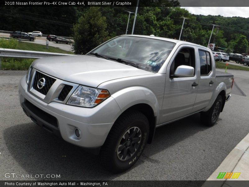 Brilliant Silver / Graphite 2018 Nissan Frontier Pro-4X Crew Cab 4x4