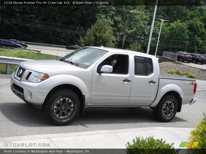 Brilliant Silver / Graphite 2018 Nissan Frontier Pro-4X Crew Cab 4x4