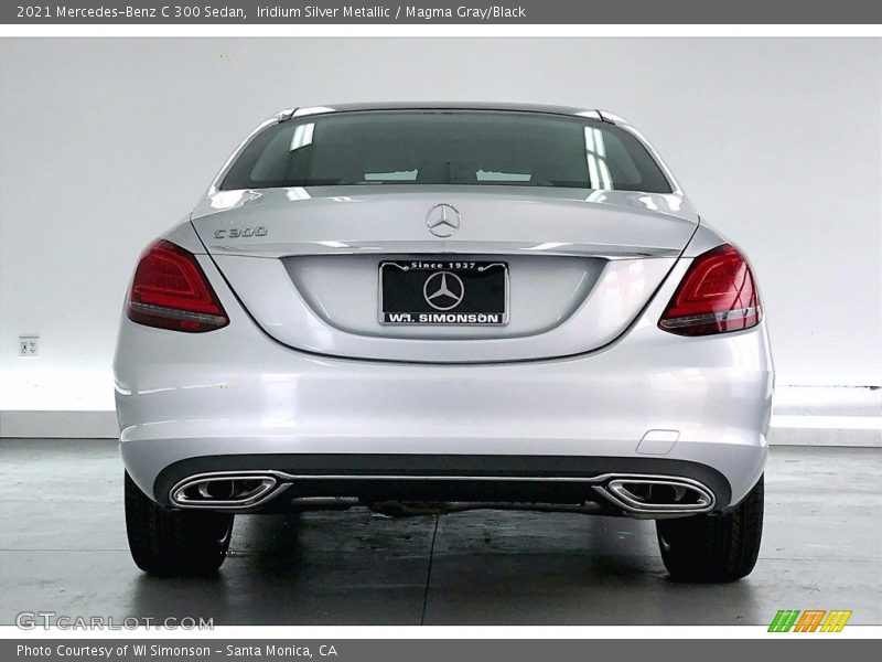 Iridium Silver Metallic / Magma Gray/Black 2021 Mercedes-Benz C 300 Sedan
