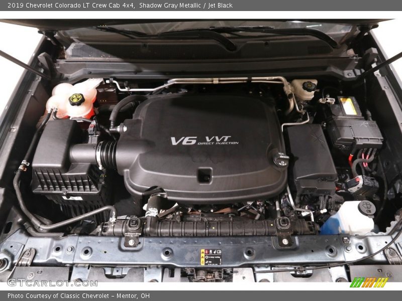Shadow Gray Metallic / Jet Black 2019 Chevrolet Colorado LT Crew Cab 4x4