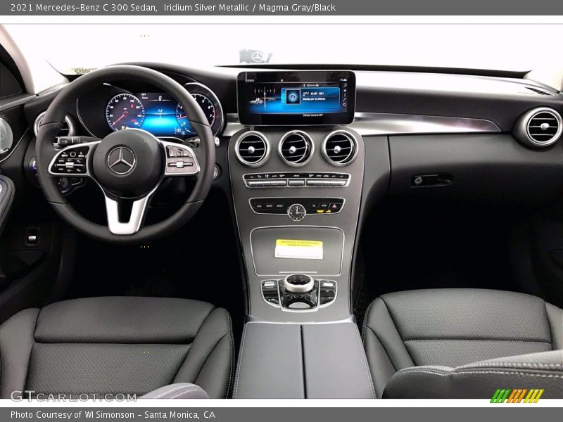 Iridium Silver Metallic / Magma Gray/Black 2021 Mercedes-Benz C 300 Sedan