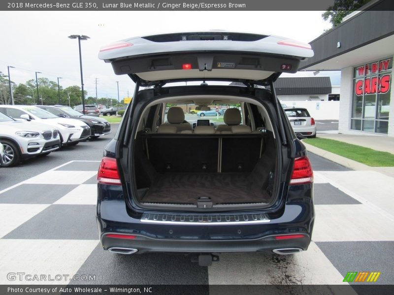 Lunar Blue Metallic / Ginger Beige/Espresso Brown 2018 Mercedes-Benz GLE 350