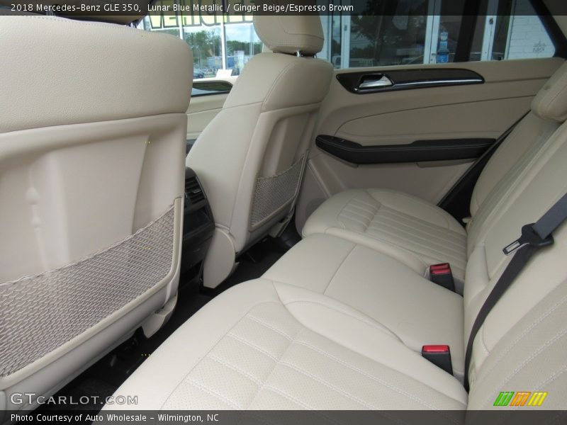 Lunar Blue Metallic / Ginger Beige/Espresso Brown 2018 Mercedes-Benz GLE 350