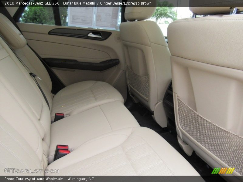 Lunar Blue Metallic / Ginger Beige/Espresso Brown 2018 Mercedes-Benz GLE 350