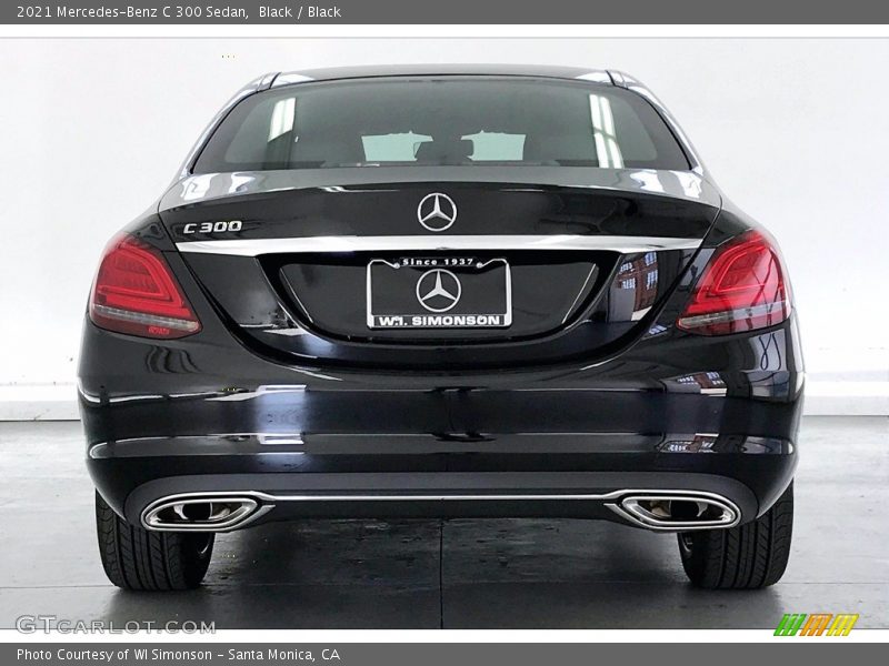Black / Black 2021 Mercedes-Benz C 300 Sedan