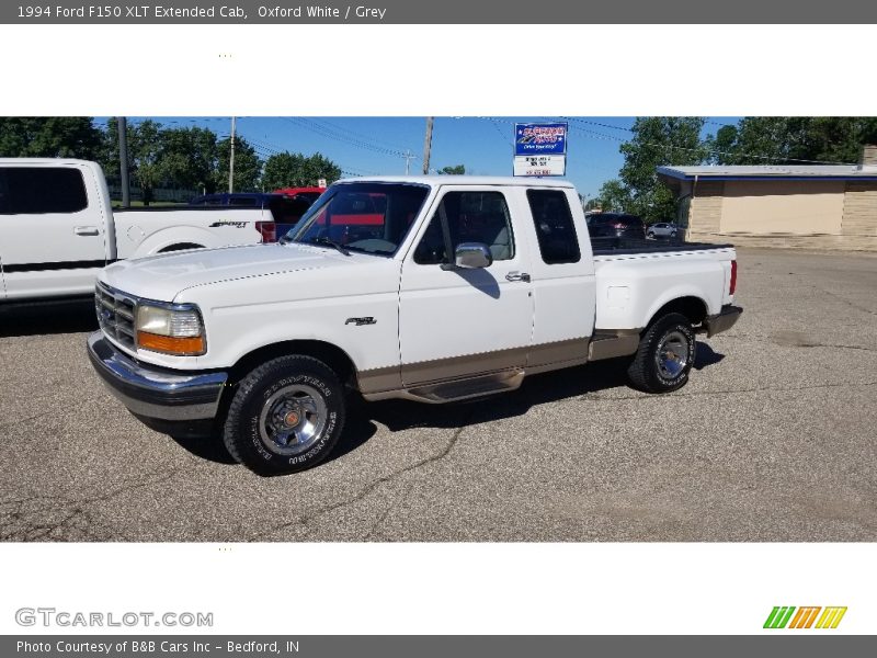 Oxford White / Grey 1994 Ford F150 XLT Extended Cab