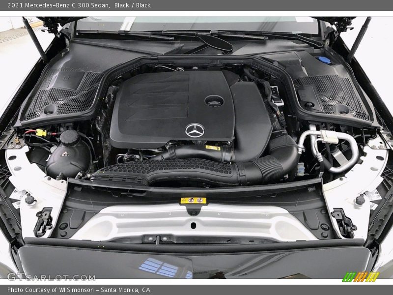 Black / Black 2021 Mercedes-Benz C 300 Sedan