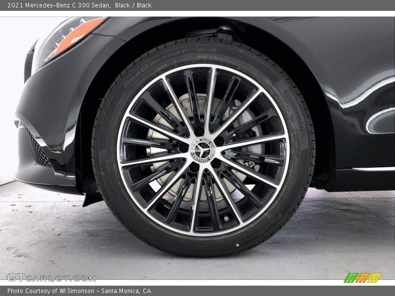 Black / Black 2021 Mercedes-Benz C 300 Sedan