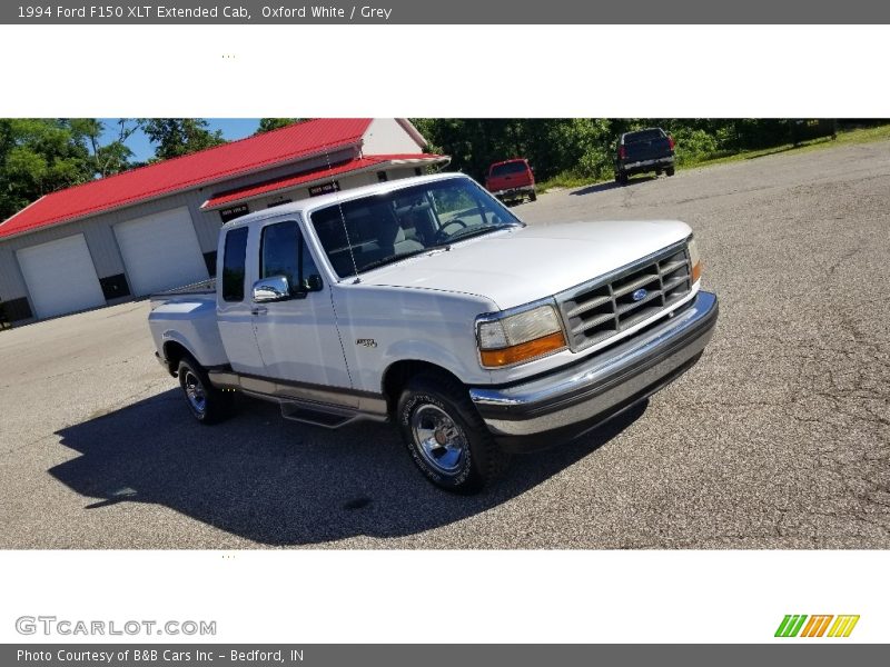 Oxford White / Grey 1994 Ford F150 XLT Extended Cab