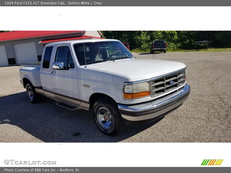 Oxford White / Grey 1994 Ford F150 XLT Extended Cab