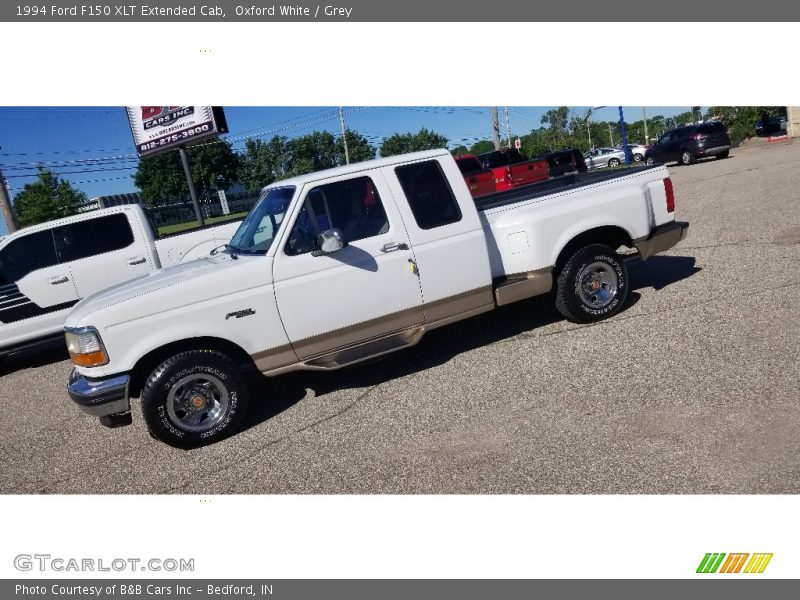 Oxford White / Grey 1994 Ford F150 XLT Extended Cab