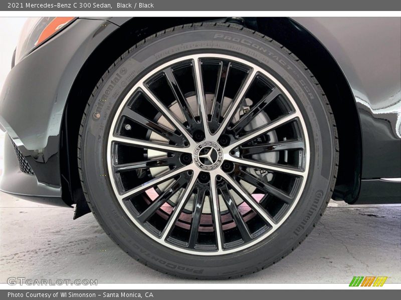 Black / Black 2021 Mercedes-Benz C 300 Sedan