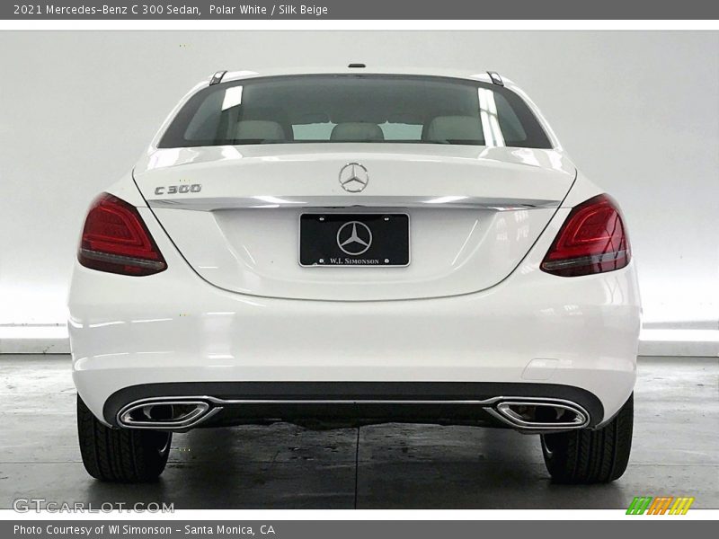 Polar White / Silk Beige 2021 Mercedes-Benz C 300 Sedan