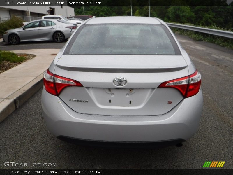 Classic Silver Metallic / Black 2016 Toyota Corolla S Plus