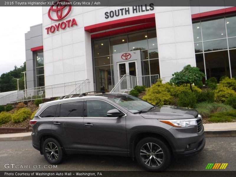 Predawn Gray Mica / Ash 2016 Toyota Highlander XLE