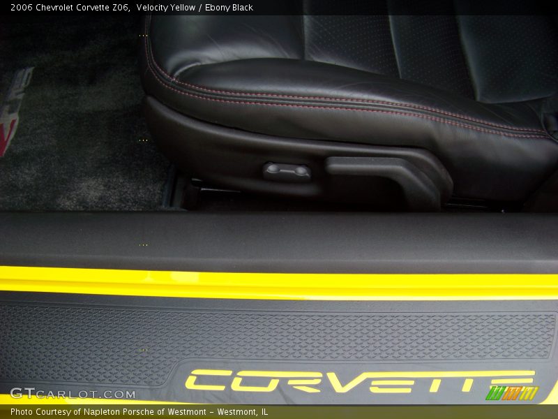 Velocity Yellow / Ebony Black 2006 Chevrolet Corvette Z06