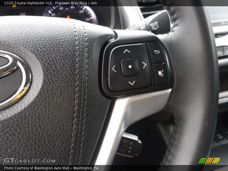 Predawn Gray Mica / Ash 2016 Toyota Highlander XLE