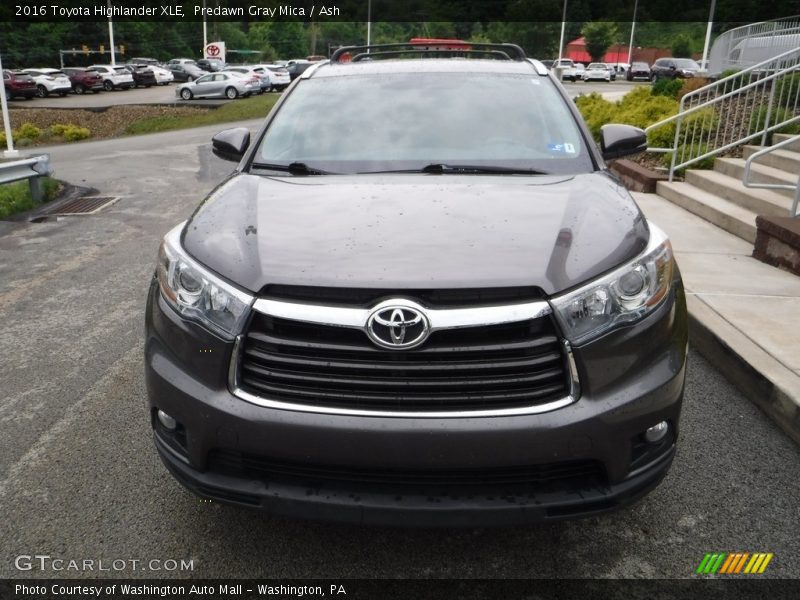 Predawn Gray Mica / Ash 2016 Toyota Highlander XLE
