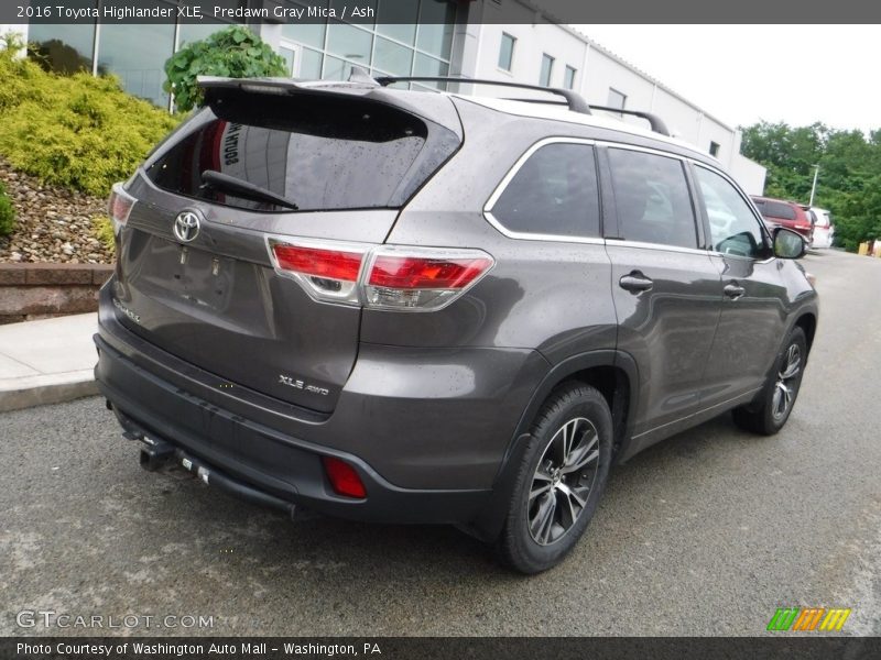 Predawn Gray Mica / Ash 2016 Toyota Highlander XLE