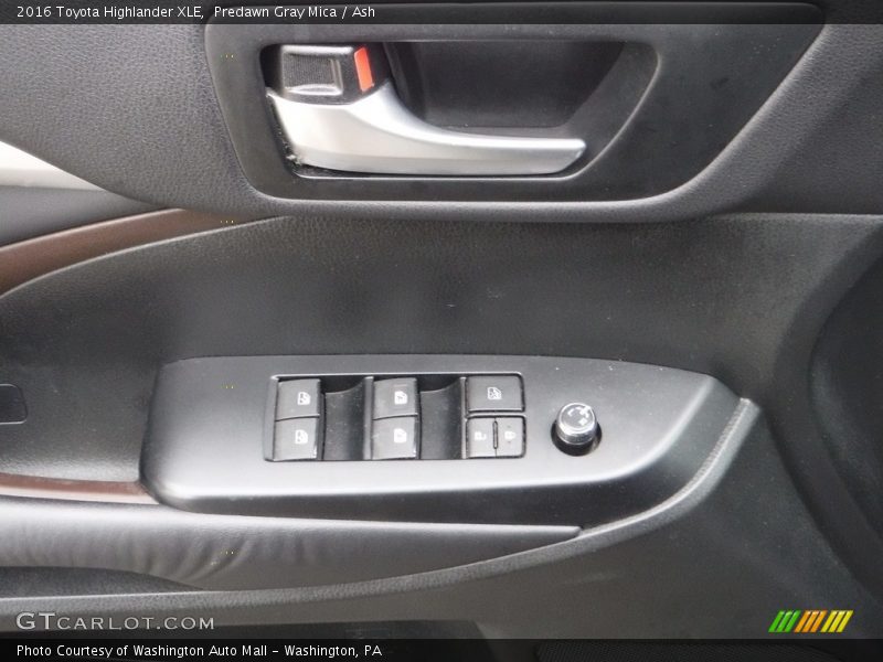Predawn Gray Mica / Ash 2016 Toyota Highlander XLE