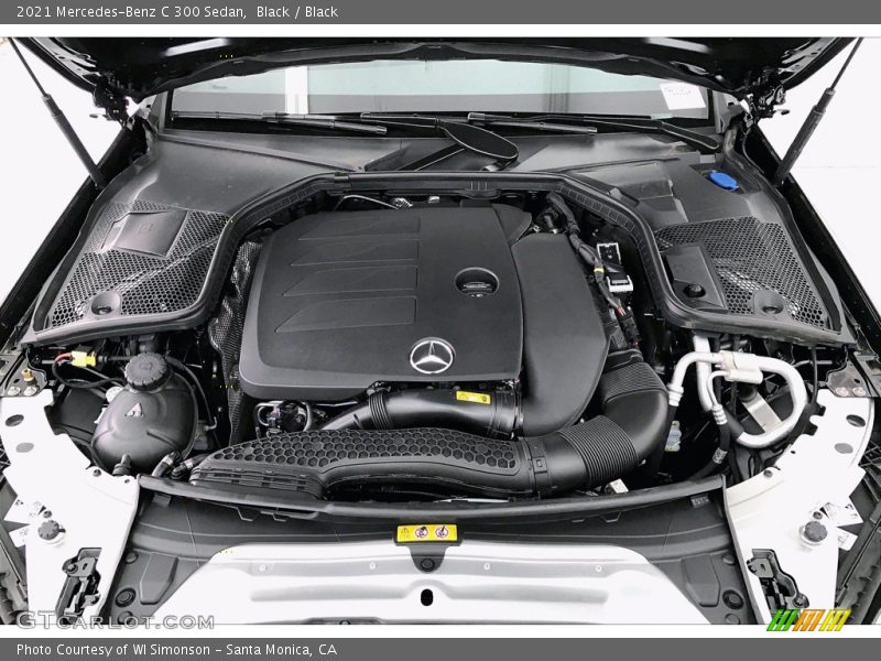 Black / Black 2021 Mercedes-Benz C 300 Sedan