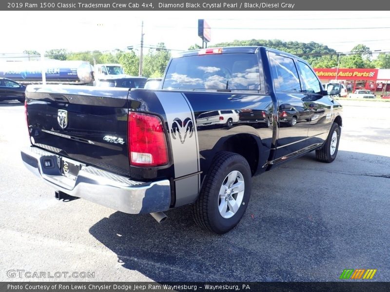 Diamond Black Crystal Pearl / Black/Diesel Gray 2019 Ram 1500 Classic Tradesman Crew Cab 4x4