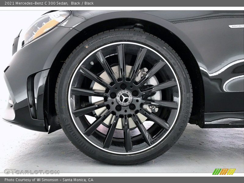Black / Black 2021 Mercedes-Benz C 300 Sedan
