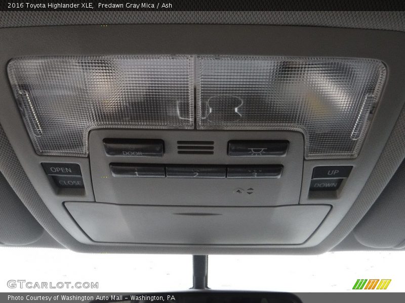 Predawn Gray Mica / Ash 2016 Toyota Highlander XLE